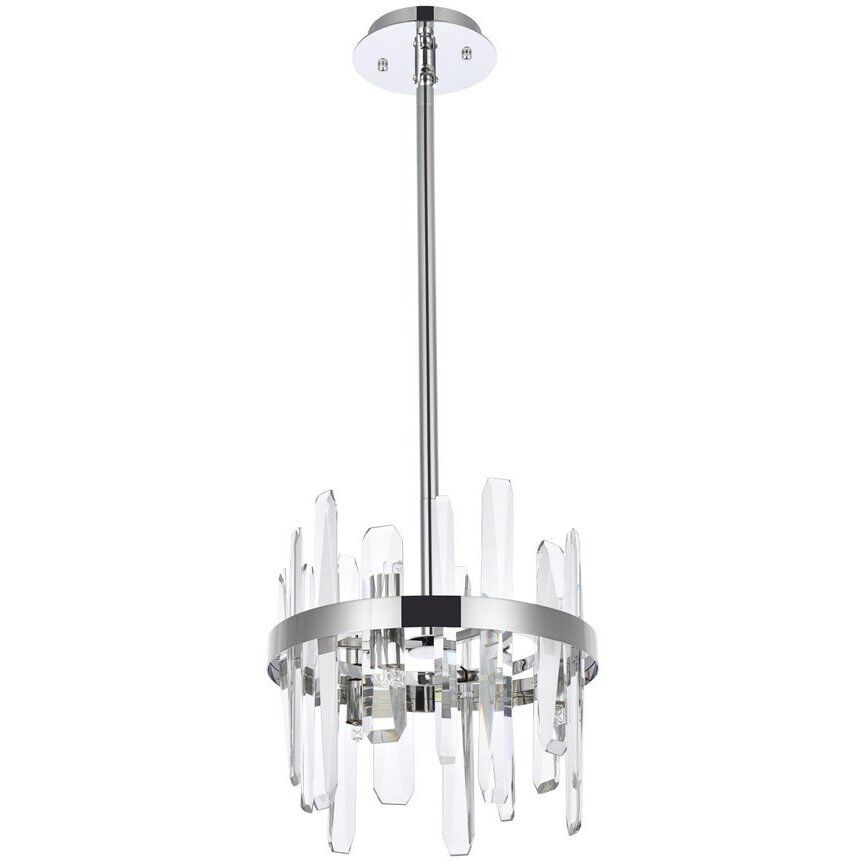 Serena 6 Light 12 inch Chrome Pendant Ceiling Light