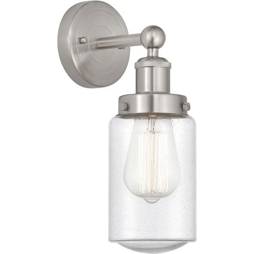 Dover 1 Light 6.5 inch Brushed Satin Nickel Sconce Wall Light