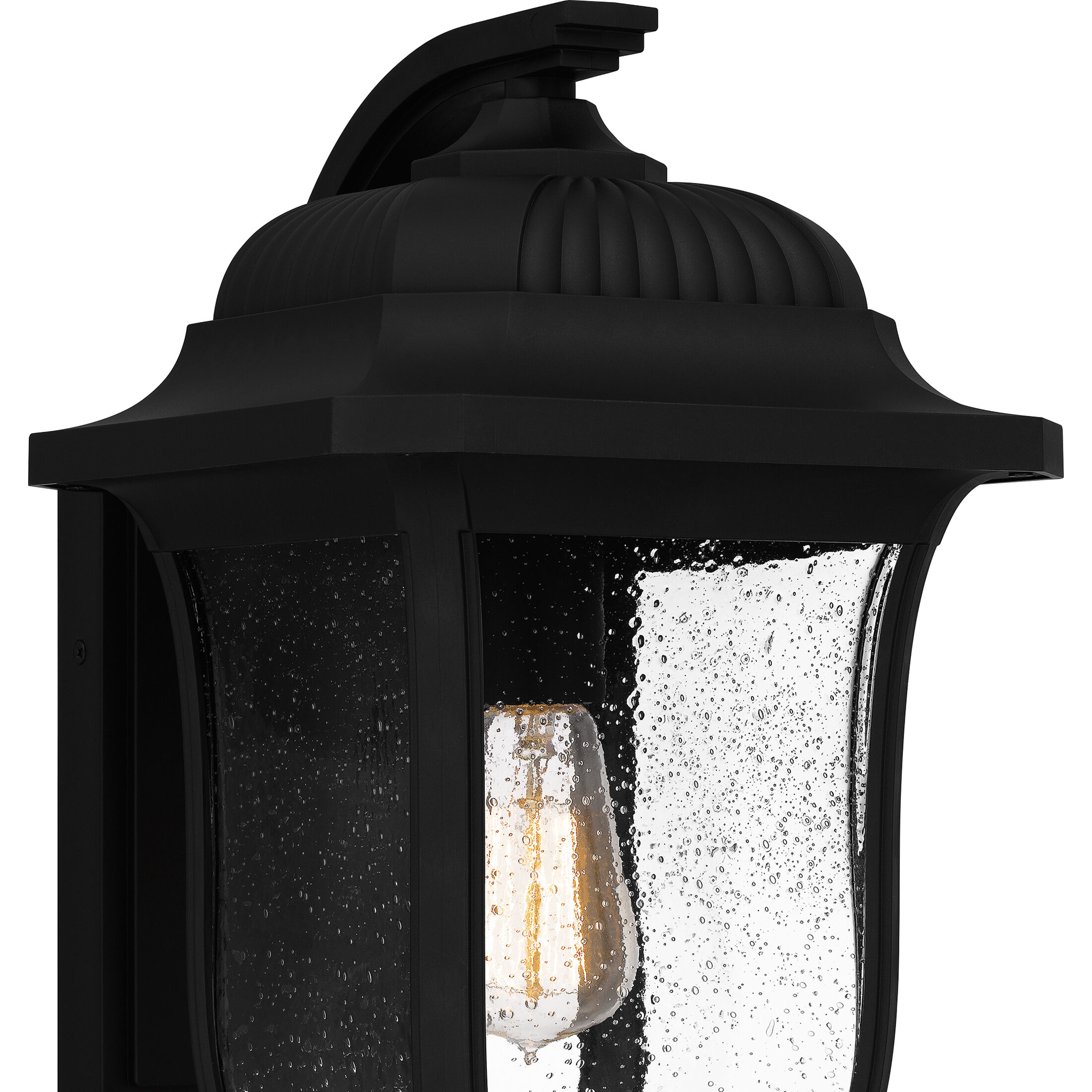 Mulberry 1 Light 17 inch Matte Black Outdoor Wall Lantern