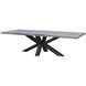 Edge 98 X 40 inch Grey Dining Table, Large
