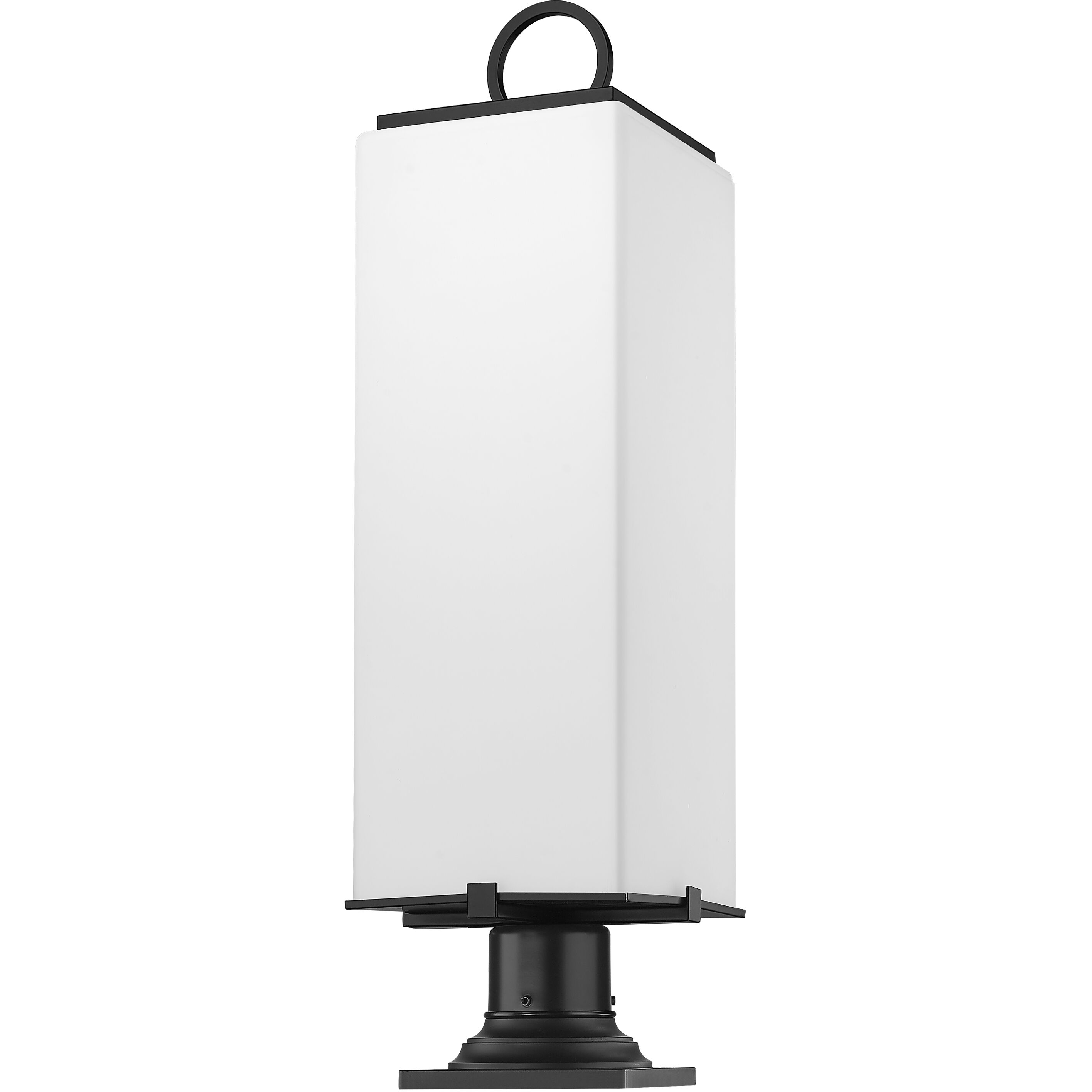 Sana 3 Light 28.5 inch Black Outdoor Pier Mounted Fixture