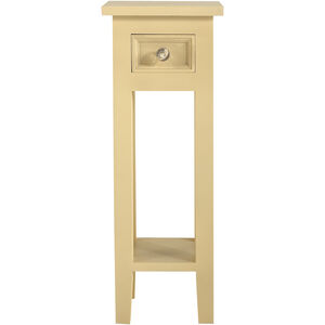 Sutter 27 X 10 inch Yellow Accent Table