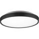 Brunswick LED 17.25 inch Black Flush Mount Ceiling Light