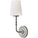 McKenna 1 Light 6.75 inch Antique Nickel Bath Sconce Wall Light, Medium