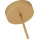 Canada LED 32 inch Gold LED Chandelier Ceiling Light
