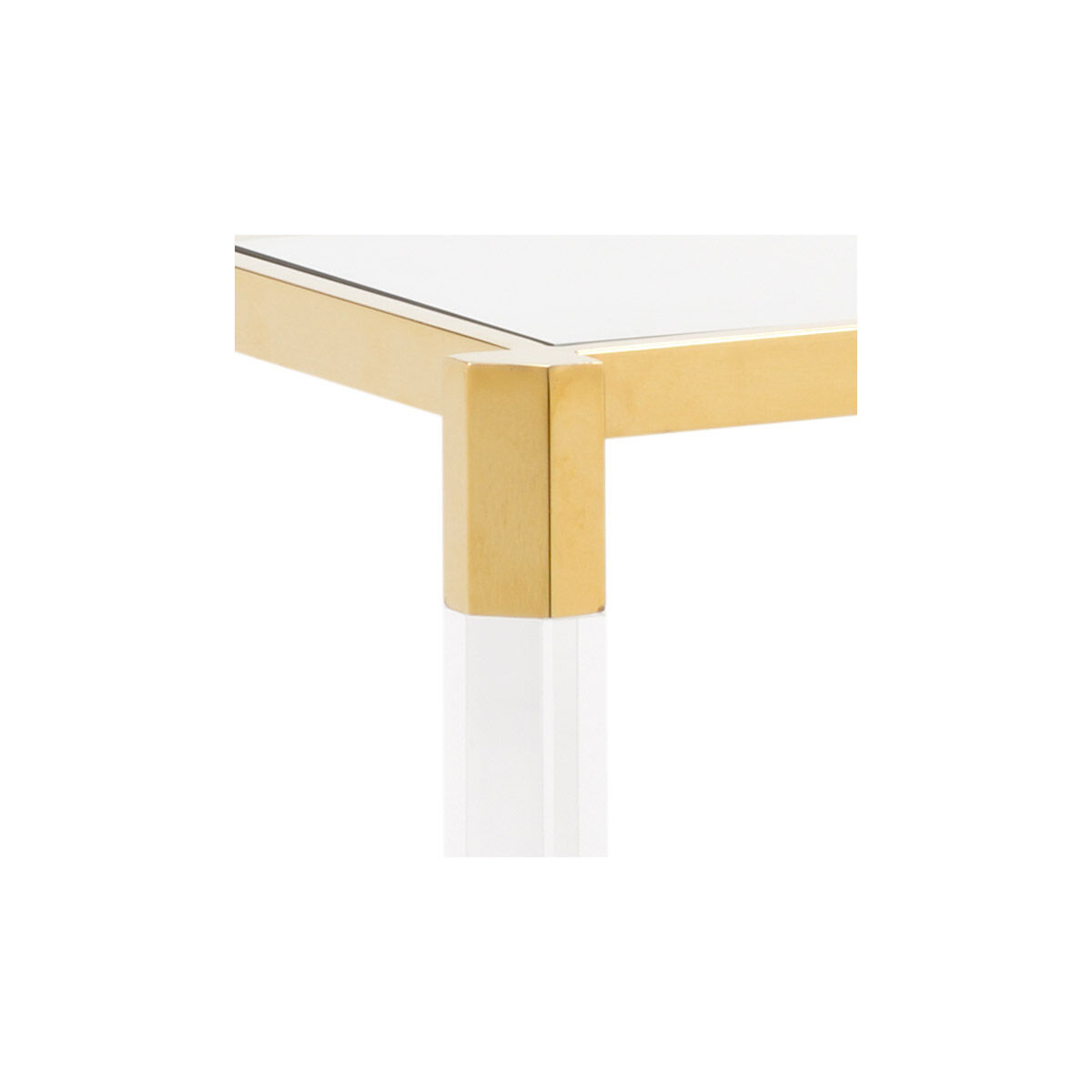 Wildwood Gold/Clear Bar Cart