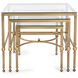 Bonnifait 22 X 18.25 inch Antique Bronze Nesting Tables