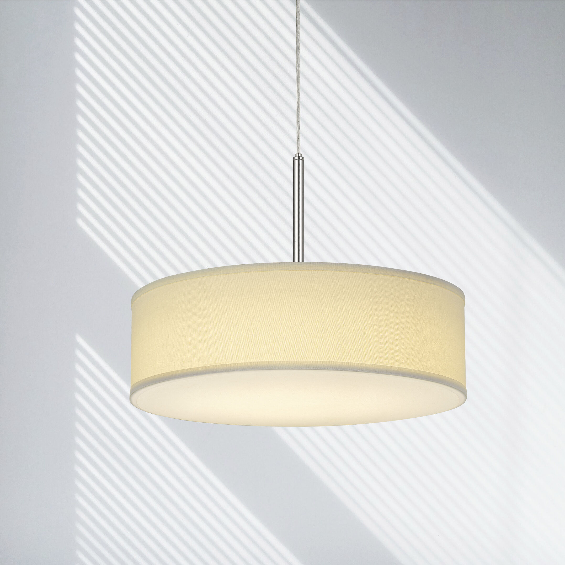 CAL LED 5 inch Off White Pendant Ceiling Light