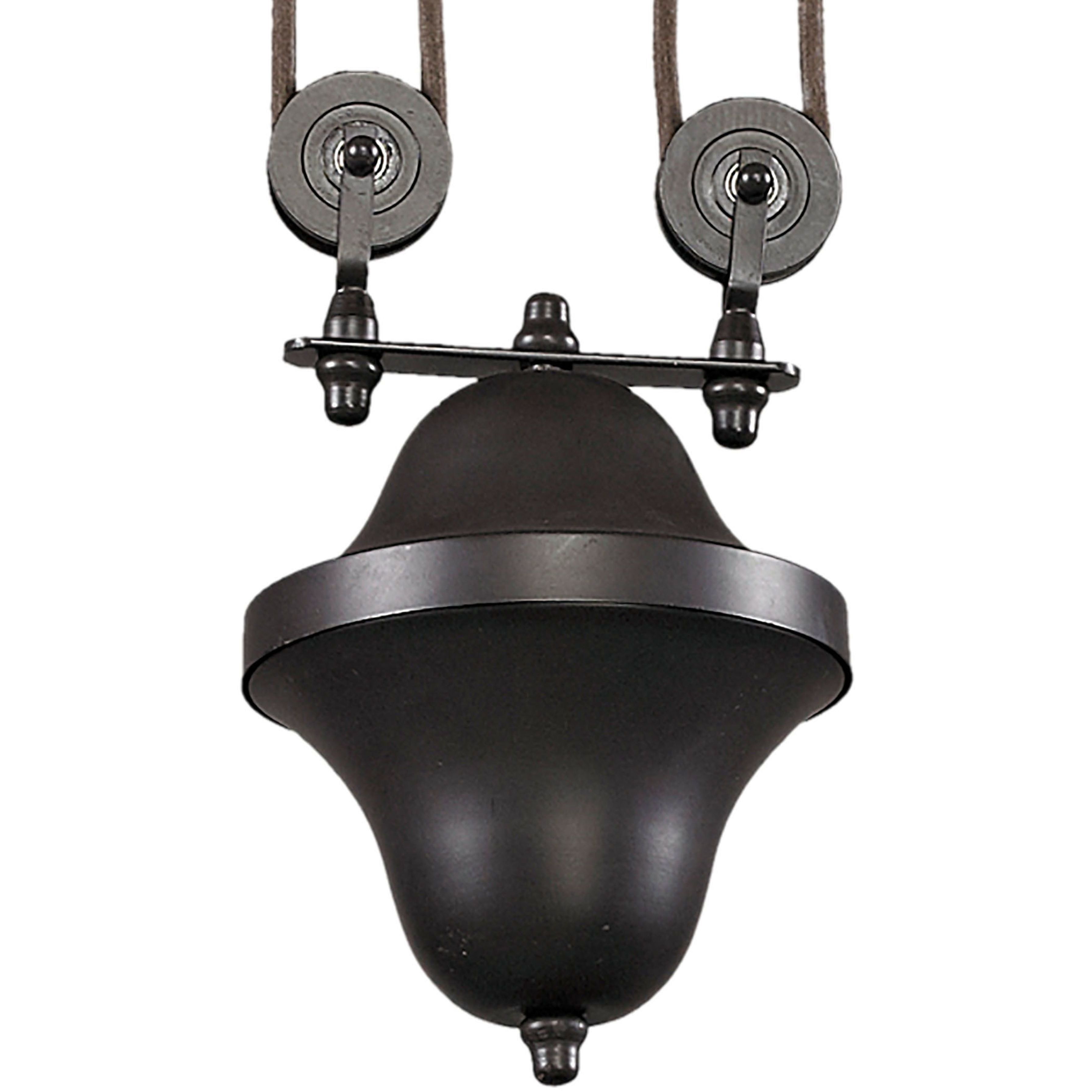 Farmhouse 3 Light 56 inch Oil Rubbed Bronze Linear Chandelier Ceiling Light