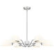 Breton 6 Light 39 inch Brushed Nickel Chandelier Ceiling Light