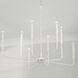 Paloma 8 Light 41 inch Textured White Chandelier Ceiling Light