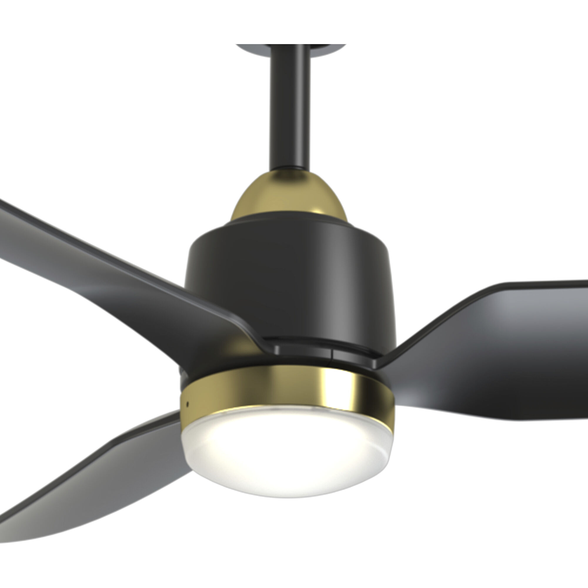 Hugo 52 inch Brushed Gold Ceiling Fan
