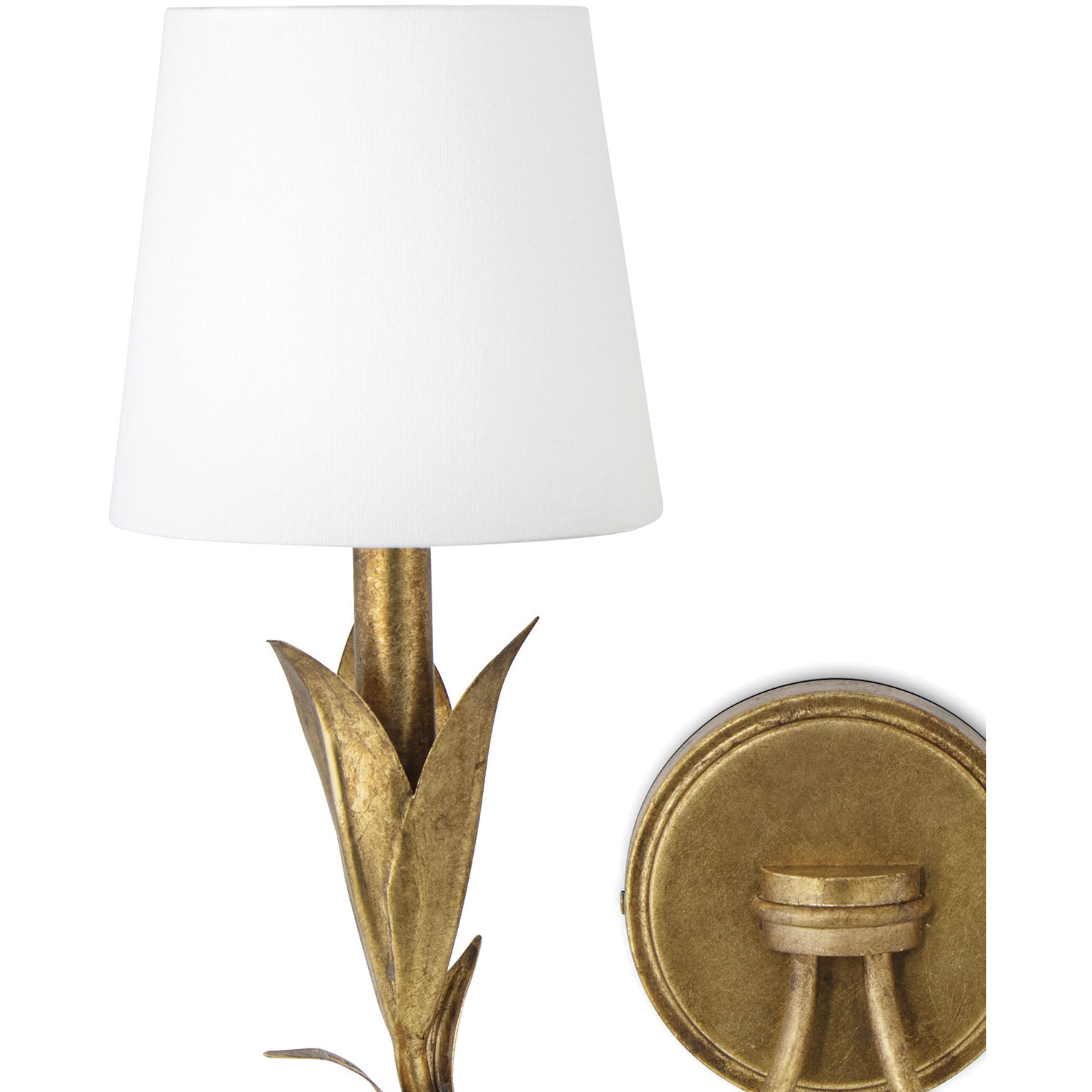 River Reed 2 Light 15.75 inch Gold Wall Sconce Wall Light, Double