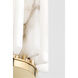 Hillside LED 6 inch Aged Brass ADA Wall Sconce Wall Light