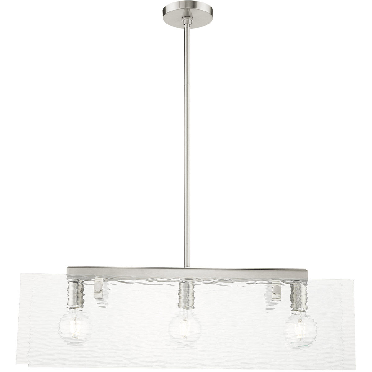 Ashcroft 3 Light 7 inch Brushed Nickel Chandelier Ceiling Light