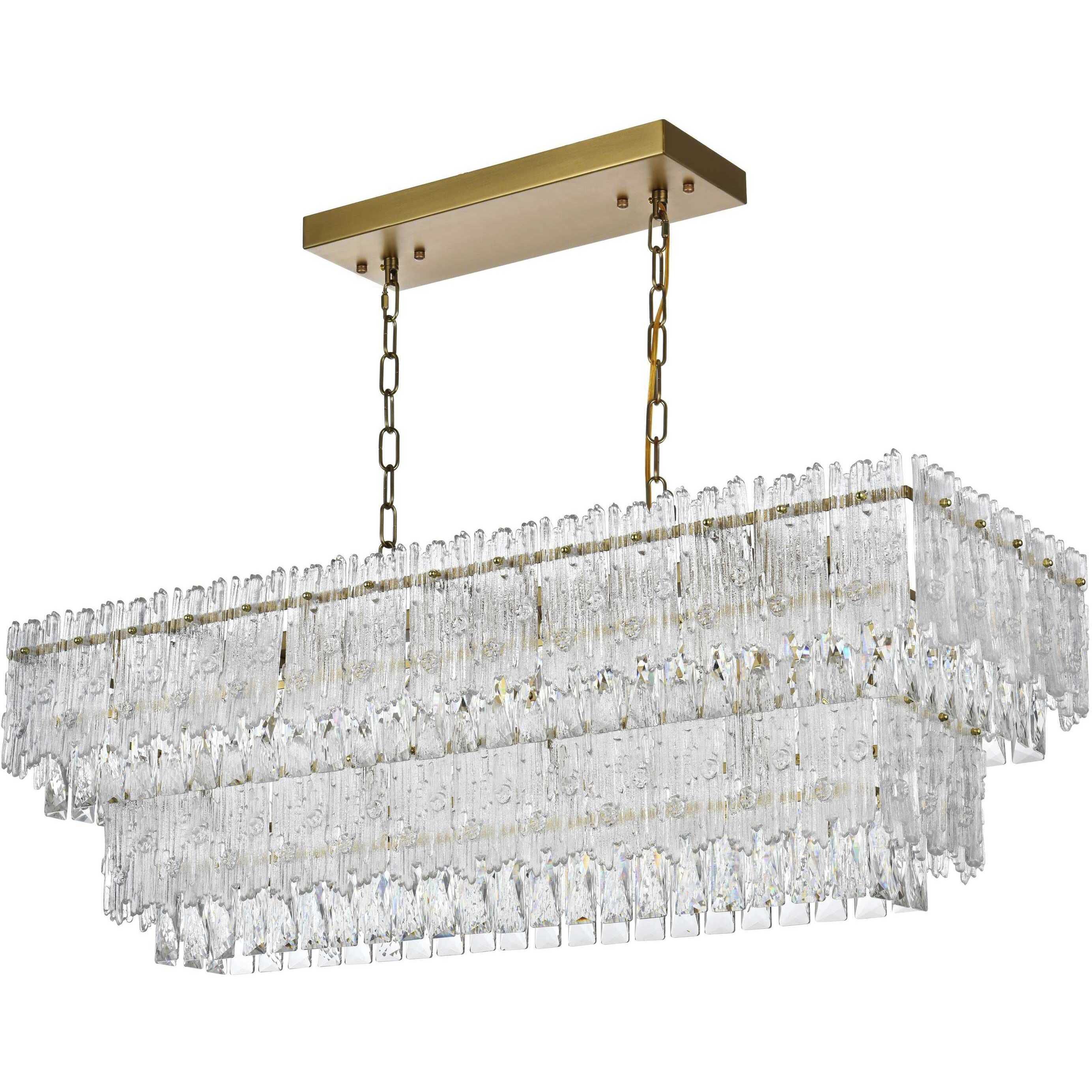 Emilia 6 Light 14 inch Satin Gold Chandelier Ceiling Light