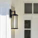 Greenwood LED 18 inch Black Outdoor Wall Light