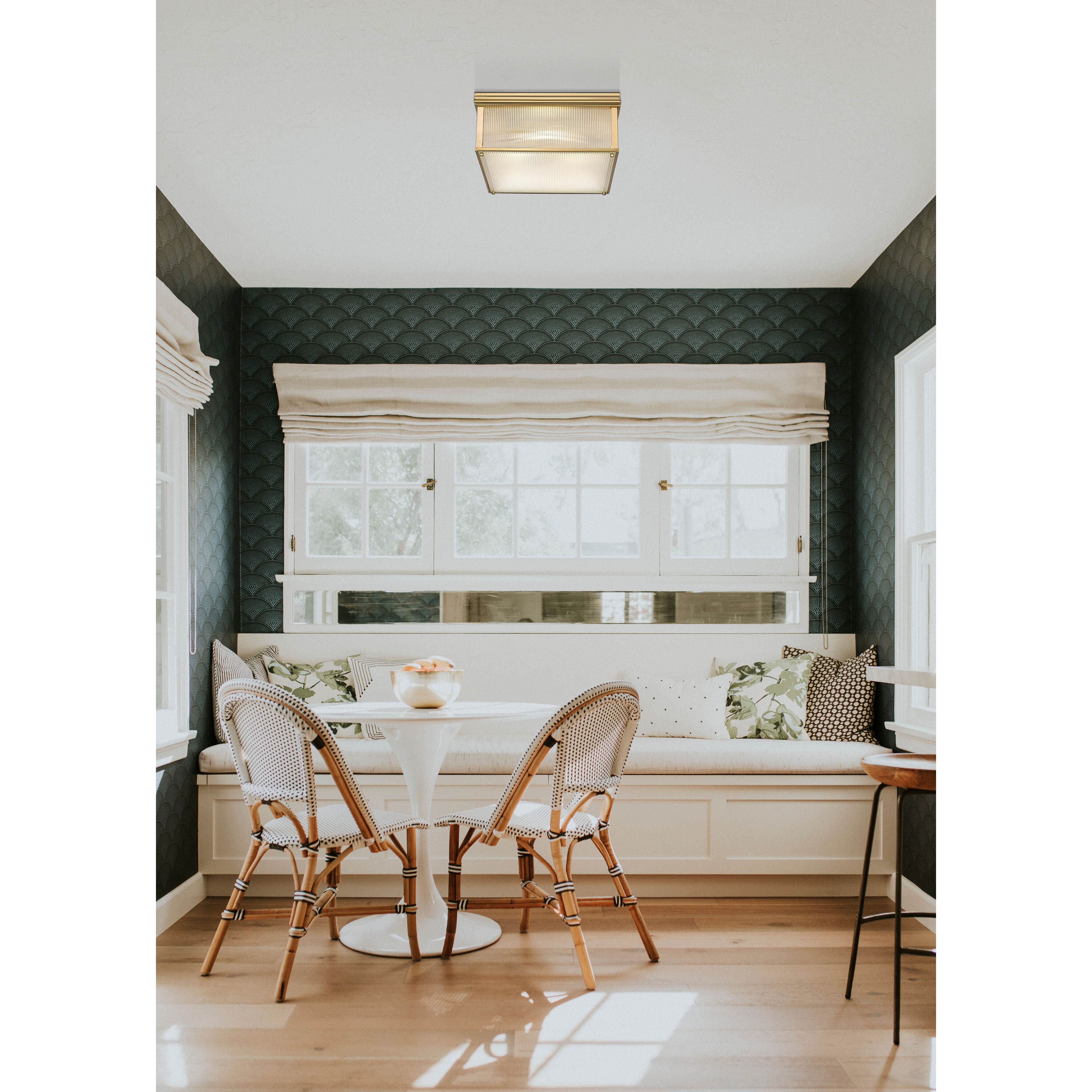 Carnaby 2 Light 13 inch Modern Gold Flush Mount Ceiling Light