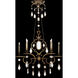 Encased Gems 6 Light 50 inch Gold Chandelier Ceiling Light in Clear Crystal