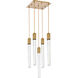 Weston 5 Light 16 inch Satin Gold Pendant Ceiling Light