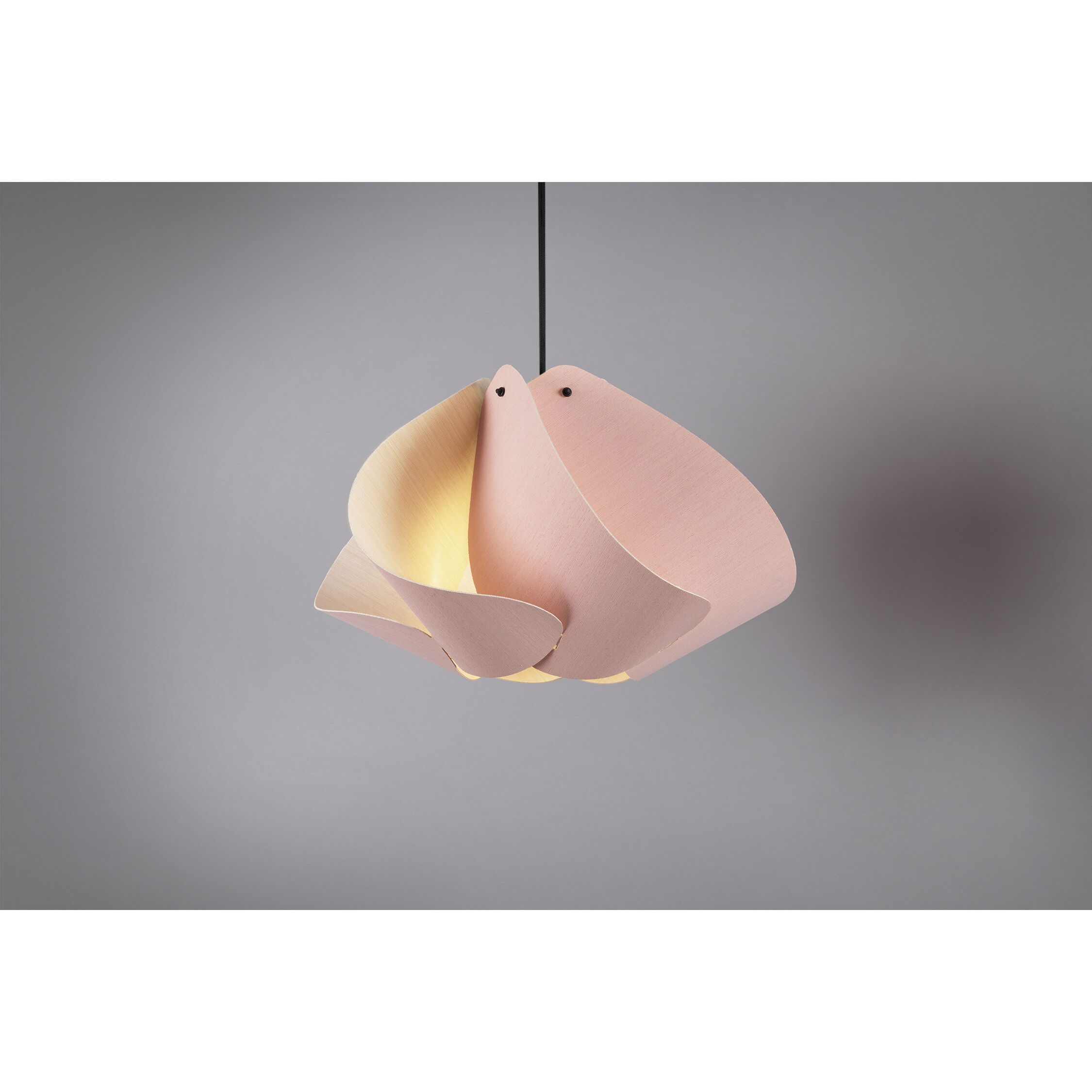 Matilda 1 Light 17.4 inch Black/Rose Pendant Ceiling Light in Rose/Ash, 17 in