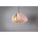 Matilda 1 Light 17.4 inch Black/Rose Pendant Ceiling Light in Rose/Ash, 17 in