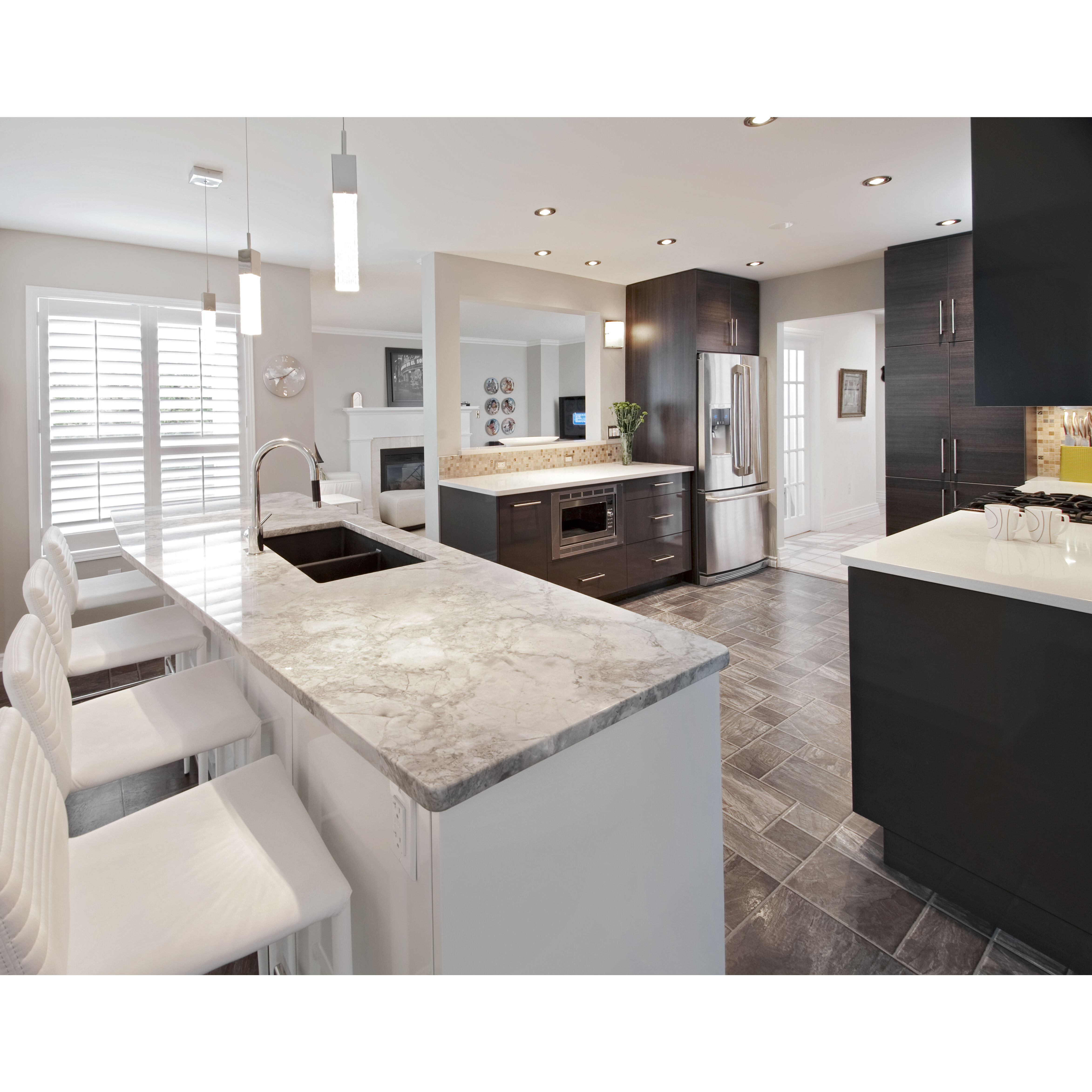 Fizz III LED 4.75 inch Polished Chrome Mini Pendant Ceiling Light