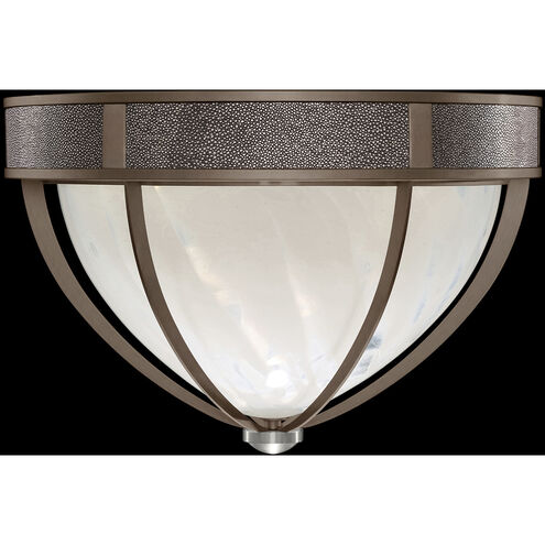 Mirage 3 Light 18.75 inch Bronze Flush Mount Ceiling Light