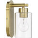 Hendrix 1 Light 5.25 inch Flat Black Wall Sconce Wall Light