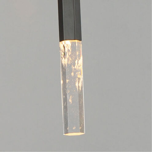 Diaphane LED 1.5 inch Black Single Pendant Ceiling Light