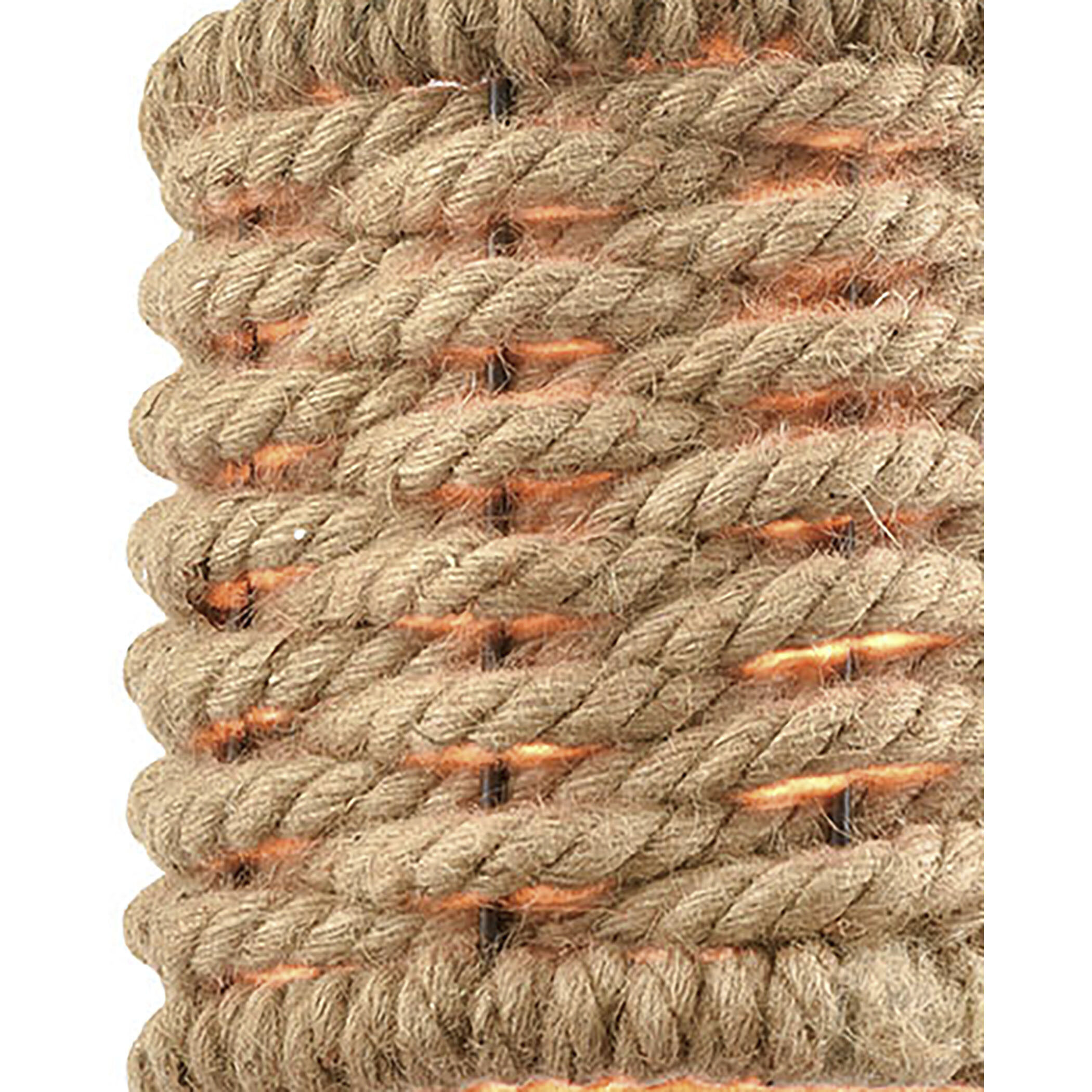 Weaverton 1 Light 8 inch Natural with Oil Rubbed Bronze Mini Pendant Ceiling Light