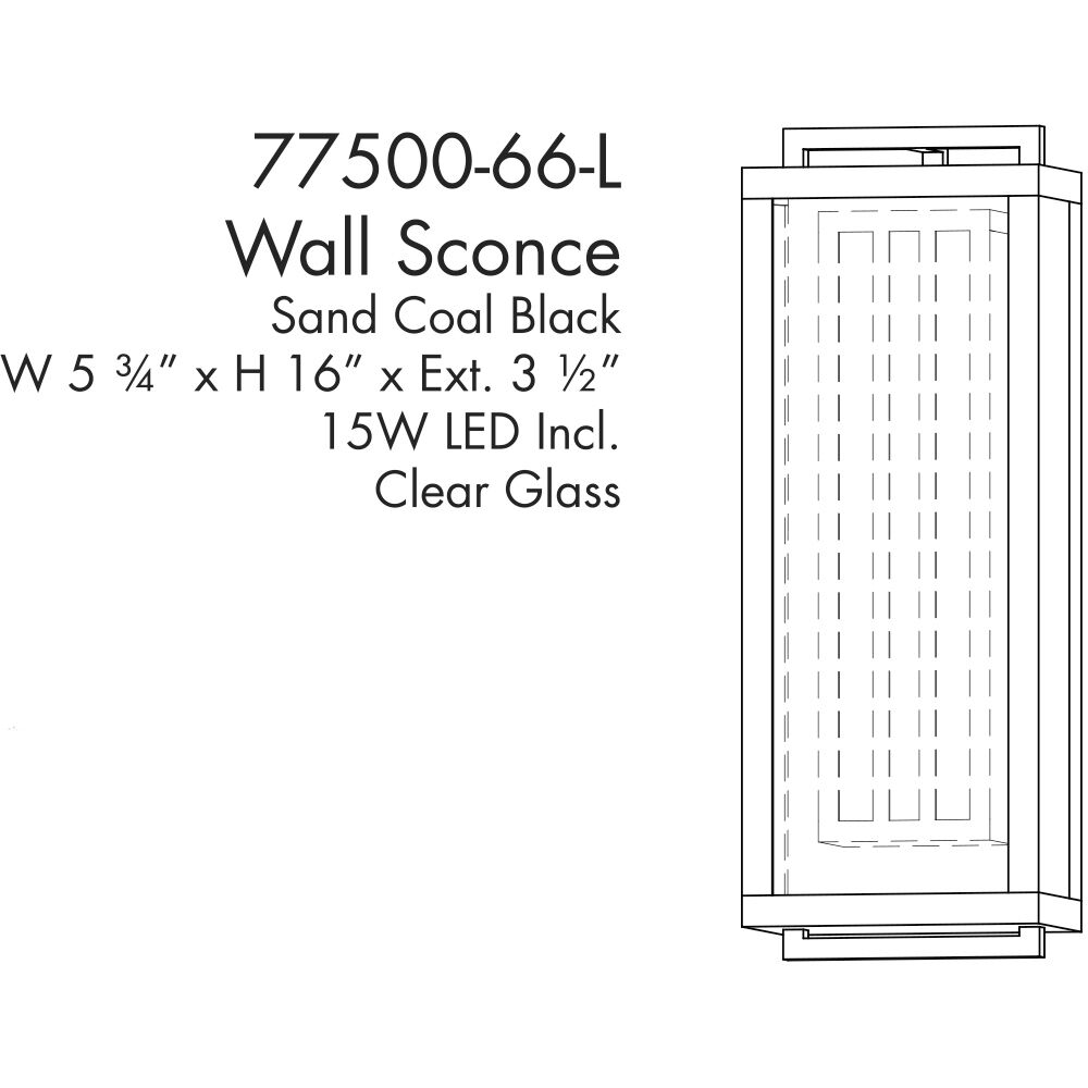 Eastly Outdoor Wall Sconce in Sand Coal, Great Outdoors