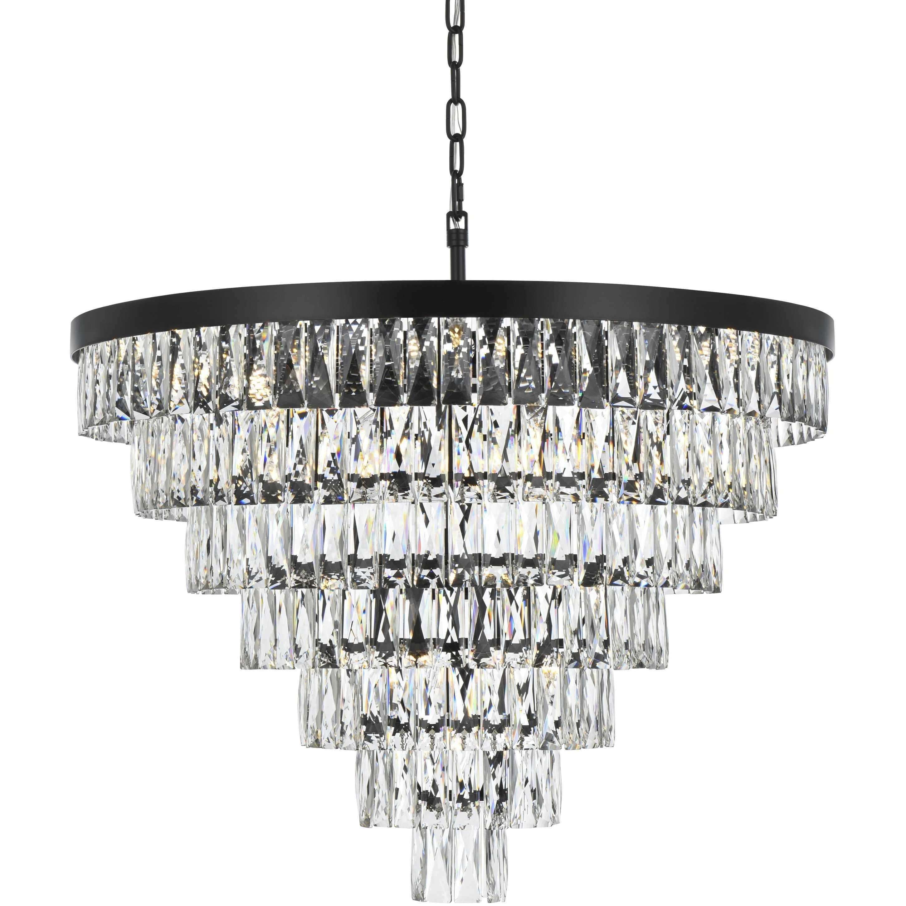 Josephine 25 Light 32 inch Black Chandelier Ceiling Light