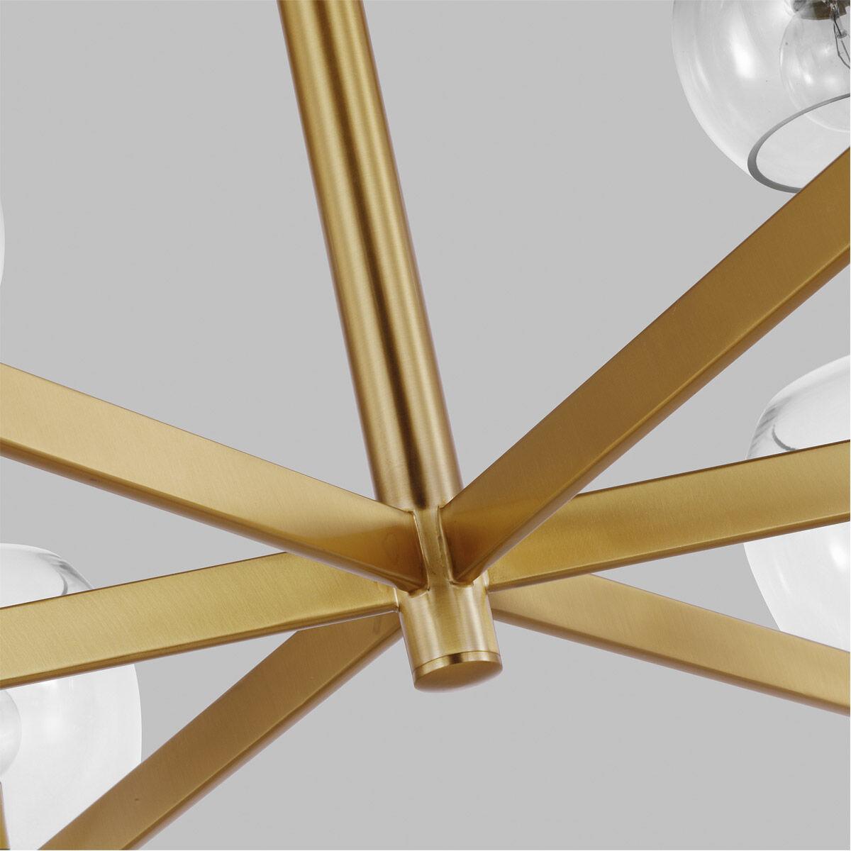 kate spade new york Londyn 18 Light 36.5 inch Burnished Brass with Clear Glass Chandelier Ceiling Light