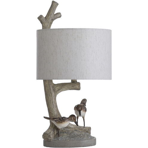 Luka 25 inch 100 watt Neutral Colored Tones Table Lamp Portable Light