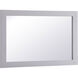 Aqua 36 X 24 inch Grey Wall Mirror