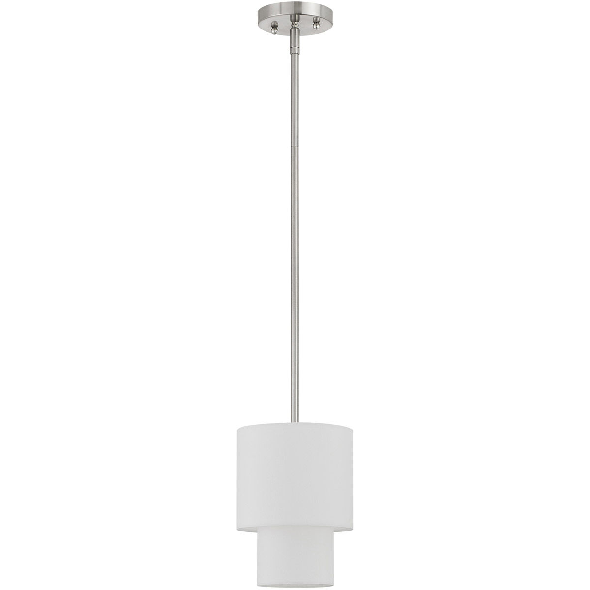 Claremont 1 Light 7 inch Brushed Nickel Mini Pendant Ceiling Light