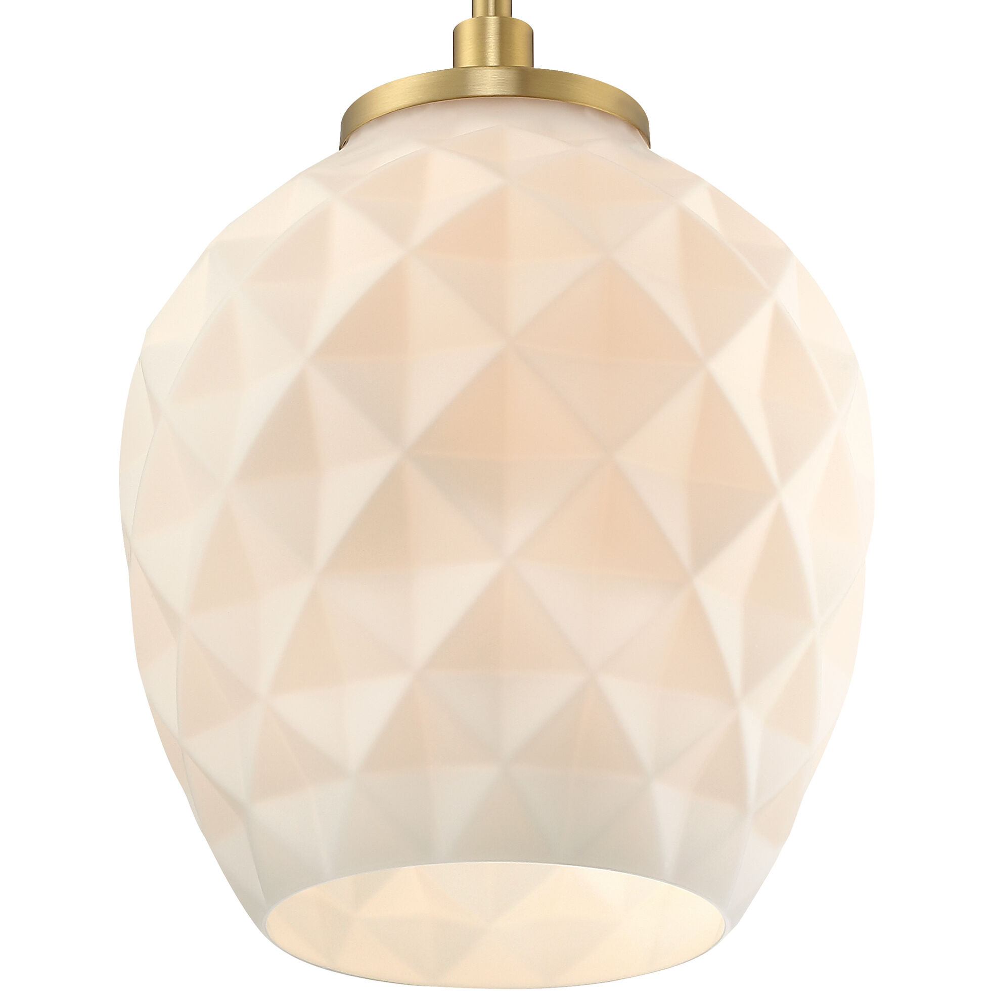Dita 1 Light 9 inch Brushed Gold Pendant Ceiling Light