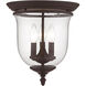 Legacy 3 Light 12 inch Bronze Flush Mount Ceiling Light