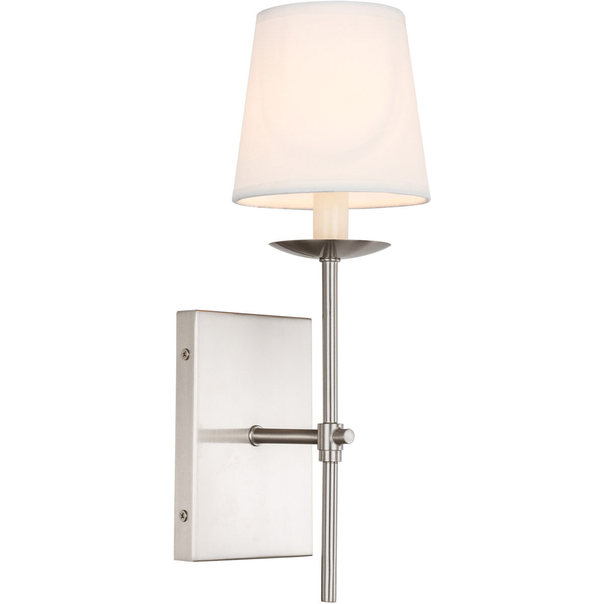 Eclipse 1 Light 5 inch Burnished Nickel Wall sconce Wall Light