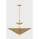 Perilla 1 Light 30 inch Aged Brass Pendant Ceiling Light