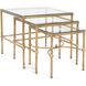 Bonnifait 22 X 18.25 inch Antique Bronze Nesting Tables