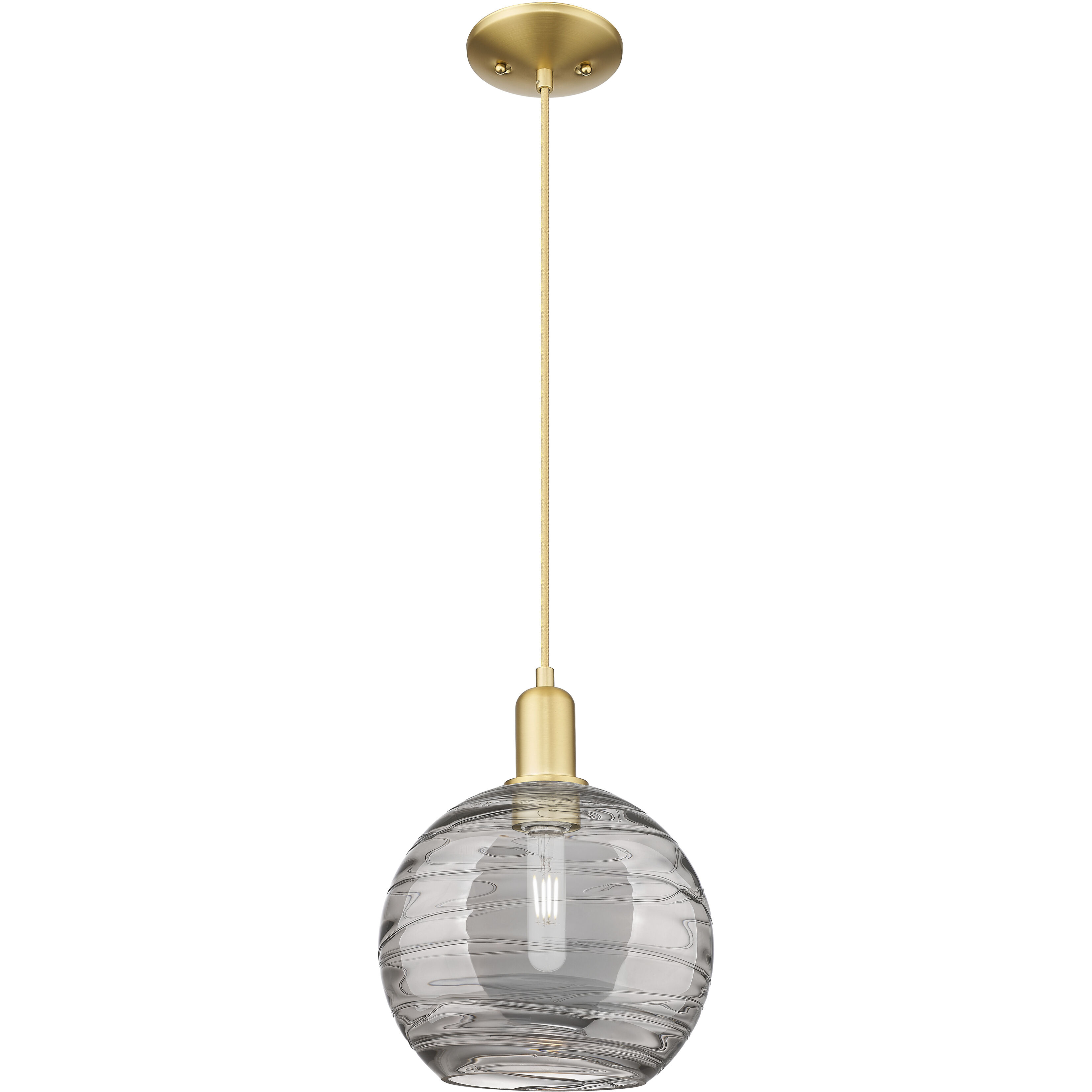 Arcadia Athens Deco Swirl 1 Light 10.00 inch Mini Pendant