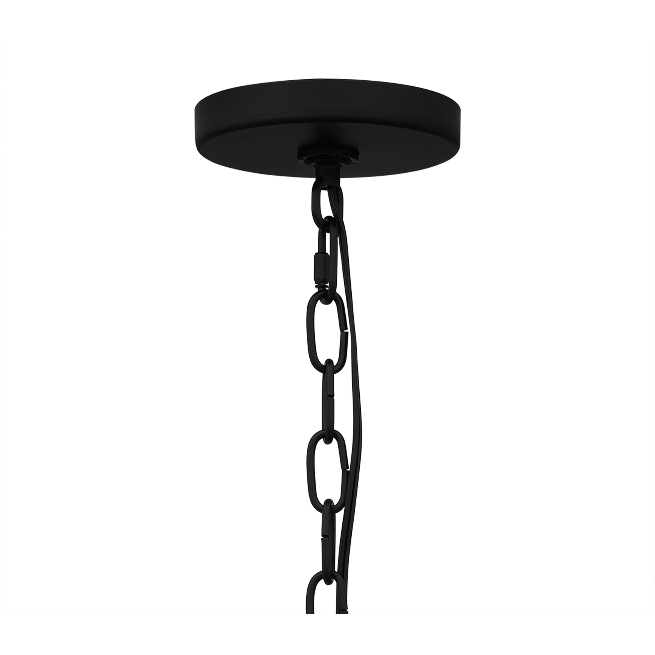 Avignon 5 Light 20 inch Matte Black Pendant Ceiling Light