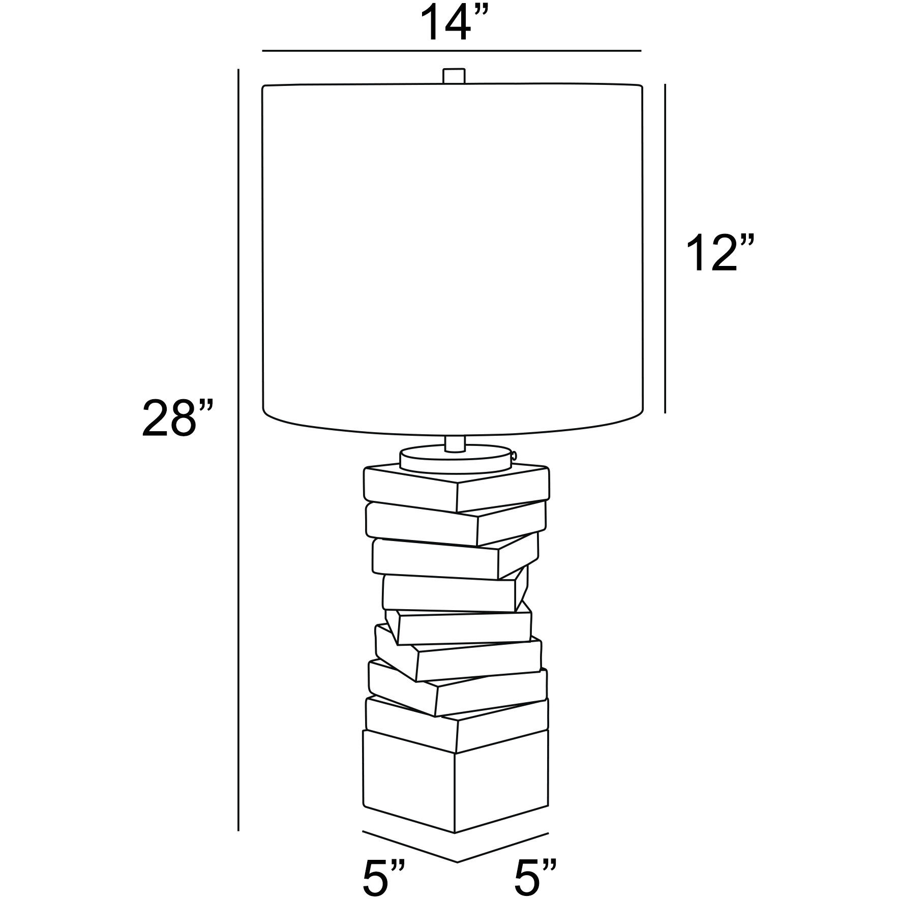 Gwen 28 inch 100.00 watt Clear Table Lamp Portable Light