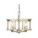 Bellare 4 Light 12.5 inch White Gold Semi-flush Ceiling Light, Convertible