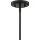 Octave 1 Light 8 inch Matte Black Pendant Ceiling Light, Essentials