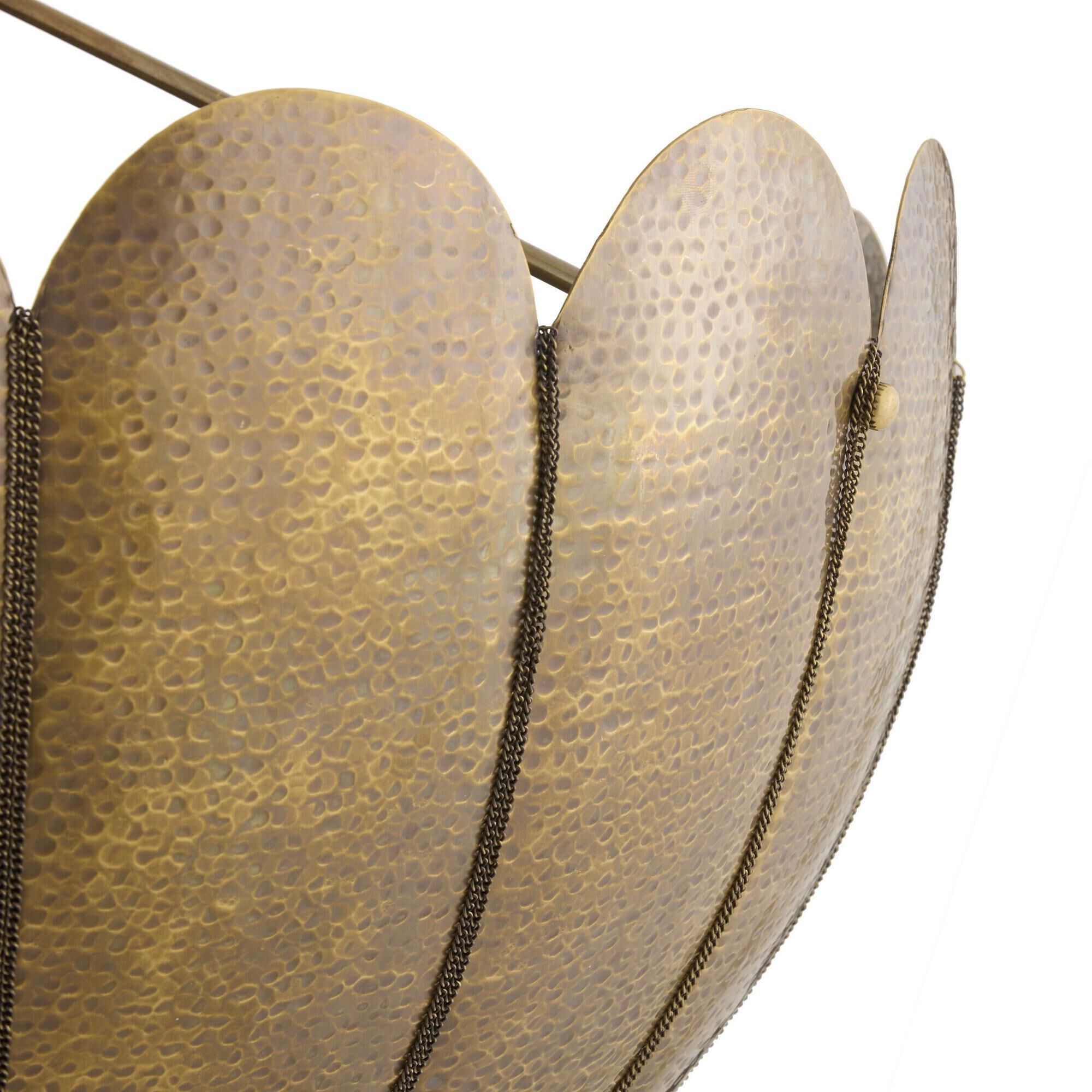 Inaya 3 Light 30 inch Antique Brass Chandelier Ceiling Light