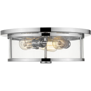 Savannah 3 Light 15.75 inch Flush Mount