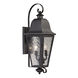 Sancia 2 Light 24 inch Charcoal Outdoor Sconce